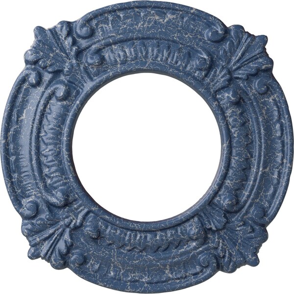 Ekena Millwork Benson Ceiling Medallion (Fits Canopies up to 4 1/8"), 9"OD x 4 1/8"ID x 5/8"P, Americana Crackle CM09BNAMC - main